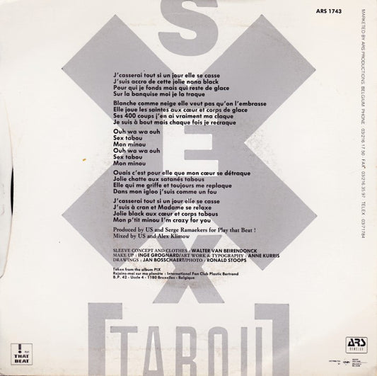 Plastic Bertrand - Sex Tabou