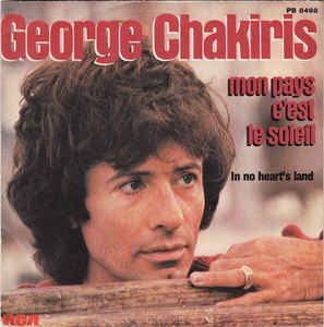 George Chakiris - Mon Pays C'Est Le Soleil 11511 Vinyl Singles VINYLSINGLES.NL
