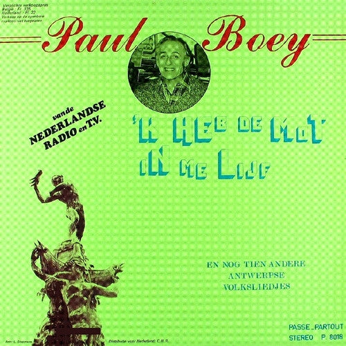 Paul Boey - 'K Heb De Mot In Me Lijf (LP) 43797 Vinyl LP VINYLSINGLES.NL