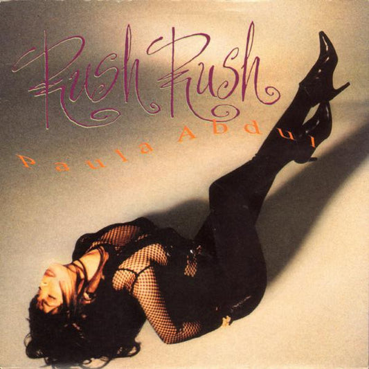 Paula Abdul - Rush Rush Vinyl Singles Vinyl Very Good (VG) <br> Hoes Good Plus (G+)