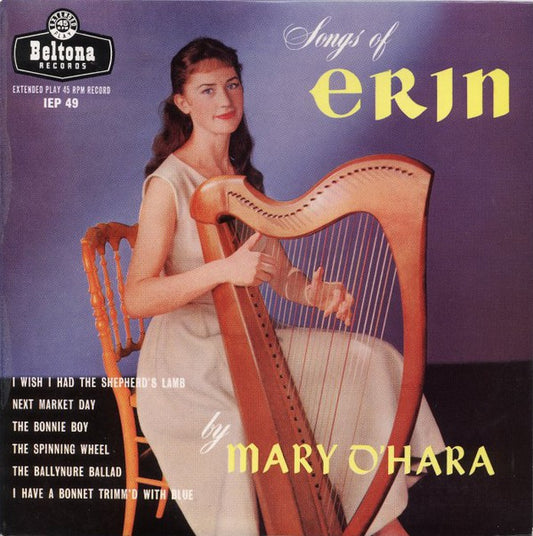 Mary O'Hara - Songs Of Erin No. 1 (EP) 13715 Vinyl Singles EP Goede Staat