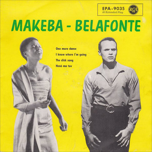 Miriam Makeba - Harry Belafonte - Makeba - Belafonte (EP) 21615 08661 Vinyl Singles EP VINYLSINGLES.NL