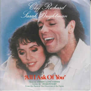 Cliff Richard Sarah Brightman  Andrew Lloyd Webber - All I Ask Of You 14590 Vinyl Singles VINYLSINGLES.NL