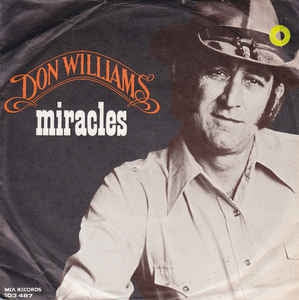 Don Williams - Miracles Vinyl Singles Goede Staat