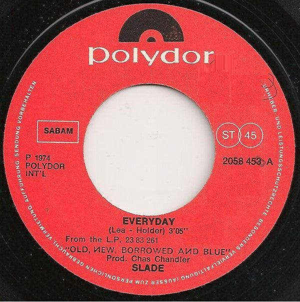 Slade - Everyday 02994 Vinyl Singles Hoes: Generic