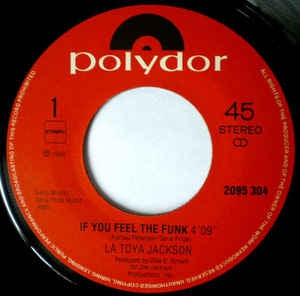 La Toya Jackson - If You Feel The Funk Vinyl Singles VINYLSINGLES.NL