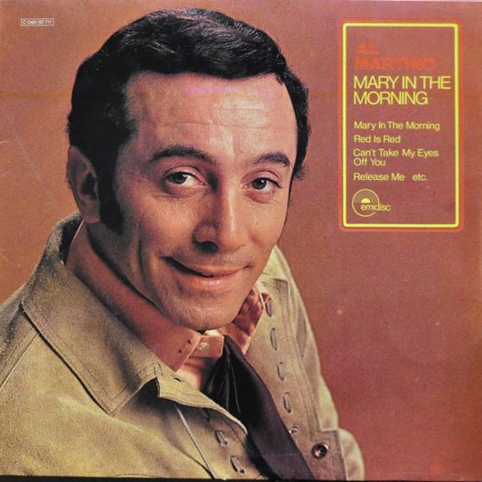 Al Martino - Mary In The Morning (LP) Vinyl LP Vinyl Very Good (VG) <br> Hoes Good Plus (G+)