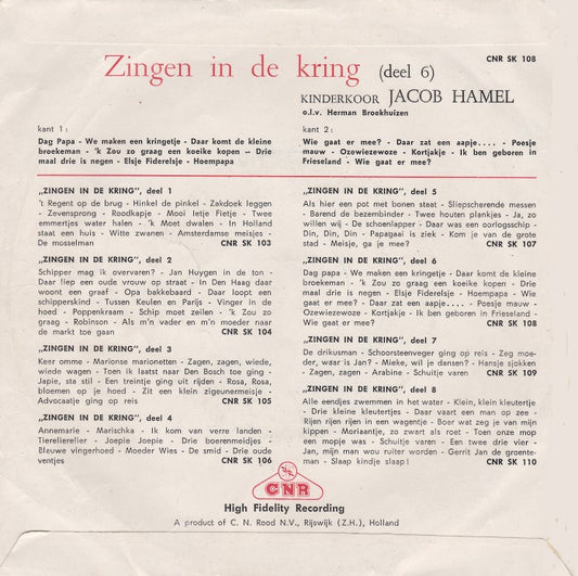 Kinderkoor Jacob Hamel - Zingen In De Kring 6