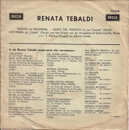 Renata Tebaldi - Teneste La Promessa 03633 Vinyl Singles Goede Staat