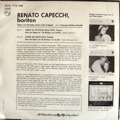 Renato Capecchi - Renato Capecchi In De RAI (EP) 17714 Vinyl Singles EP VINYLSINGLES.NL