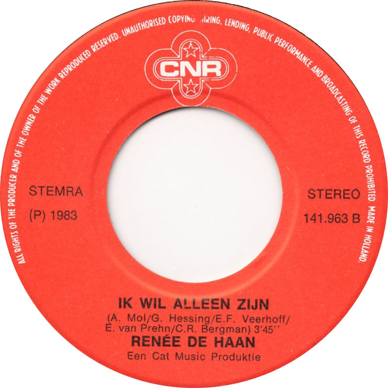 Renée de Haan - Vergeet Mij Niet 06180 Vinyl Singles Goede Staat