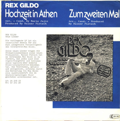 Rex Gildo - Hochzeit In Athen Vinyl Singles VINYLSINGLES.NL