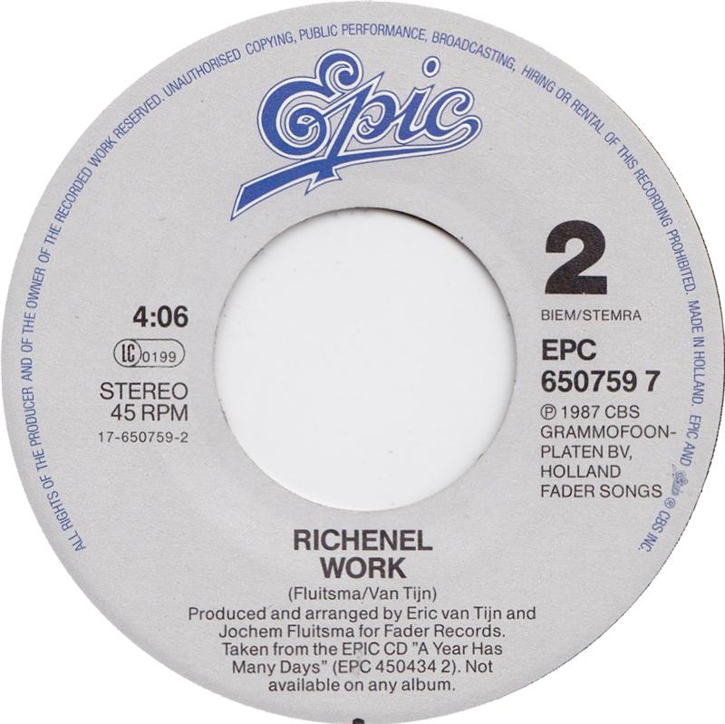 Richenel - Temptation 39661 Vinyl Singles Goede Staat