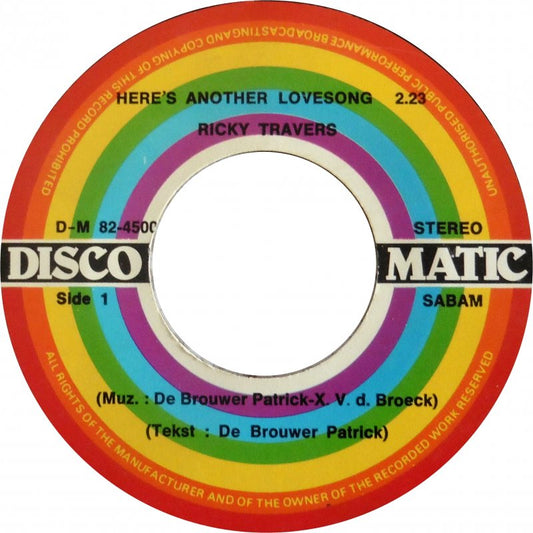 Ricky Travers - Here's Another Lovesong