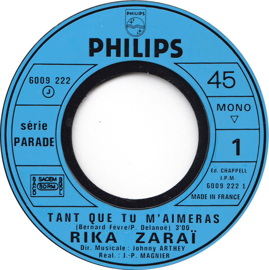 Rika Zarai - Tant Que Tu M'aimeras