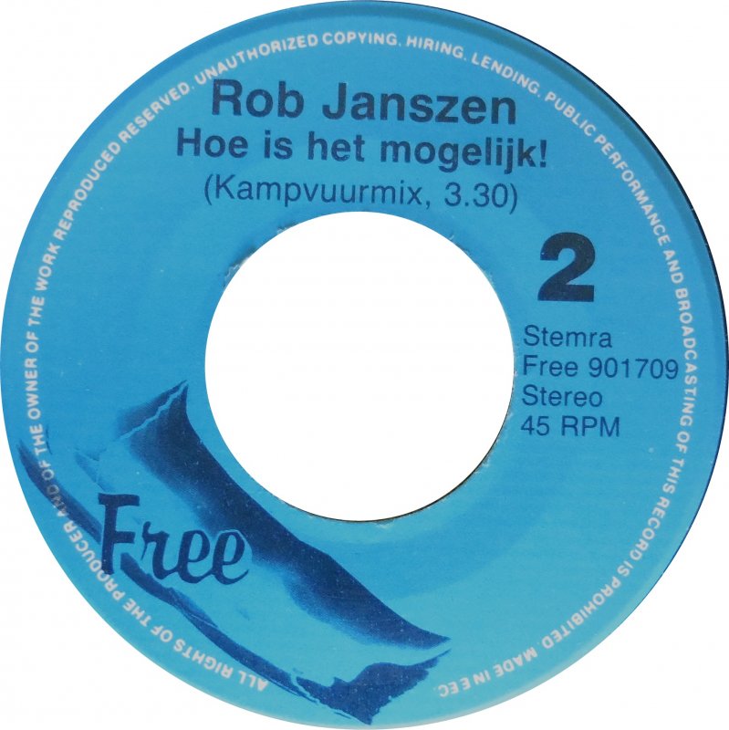 Rob Janszen - Hoe Is Het Mogelijk Vinyl Singles VINYLSINGLES.NL