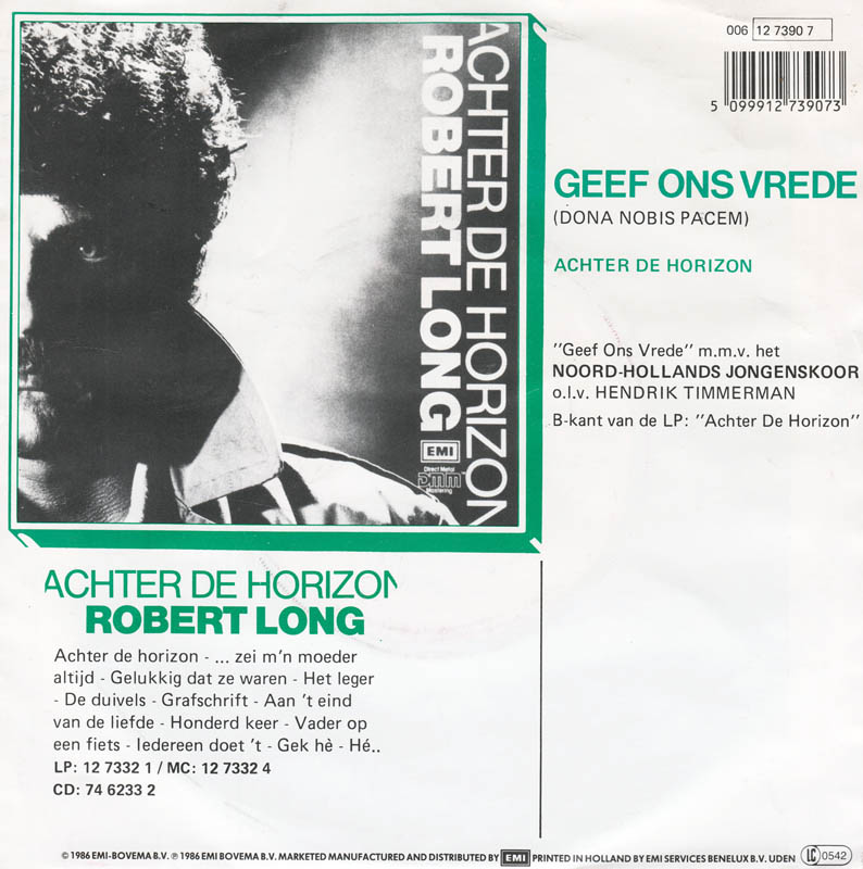 Robert Long - Geef Ons Vrede 04882 05295 14196 14467 33465 Vinyl Singles VINYLSINGLES.NL