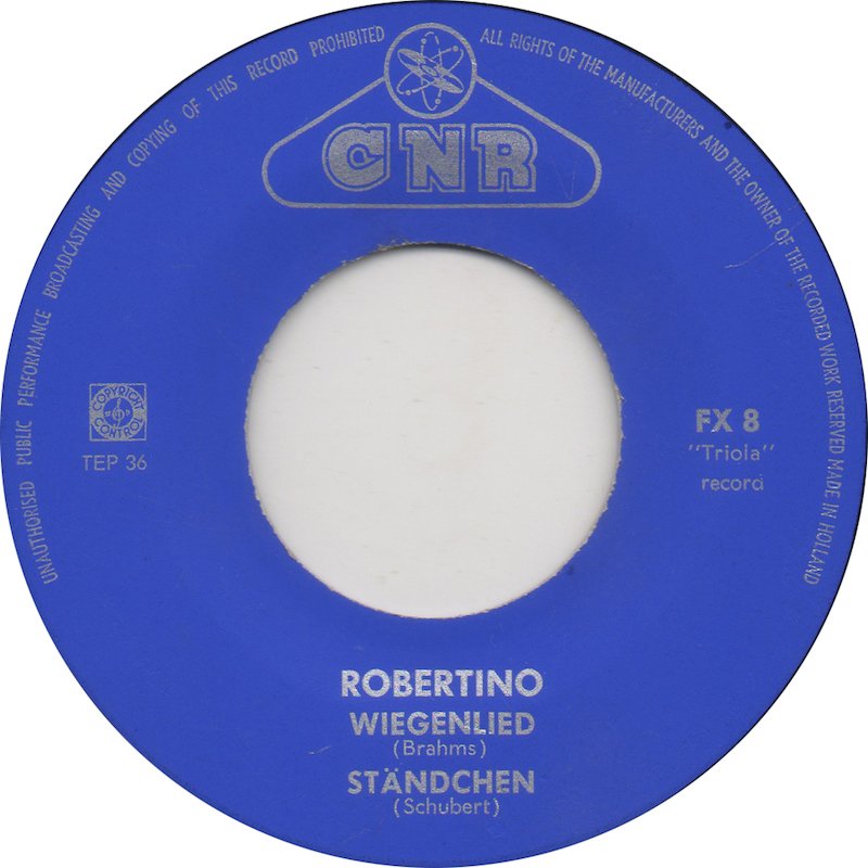 Robertino - Wiegenlied (EP) Vinyl Singles EP VINYLSINGLES.NL