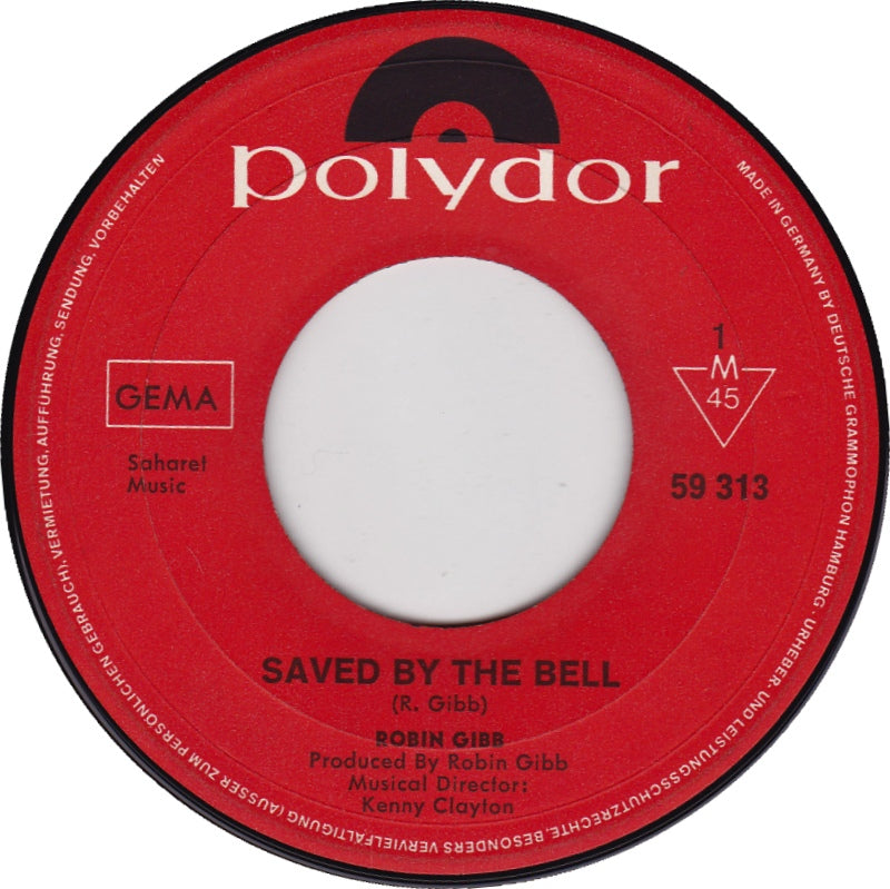 Robin Gibb - Saved By The Bell 26814 Vinyl Singles VINYLSINGLES.NL