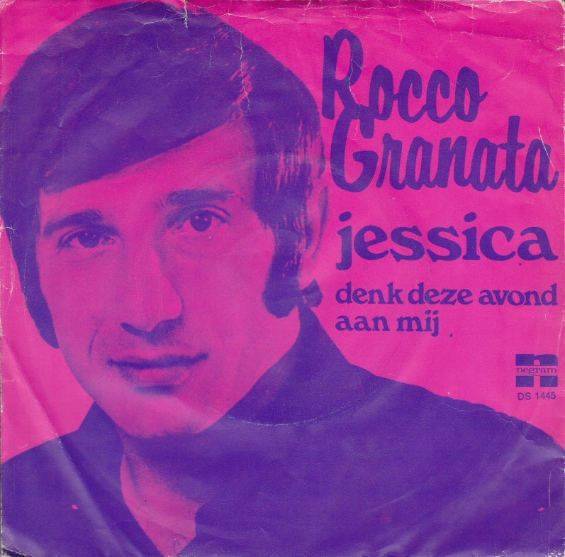 Rocco Granata - Jessica Vinyl Singles Vinyl Very Good (VG) <br> Hoes Good Plus (G+)