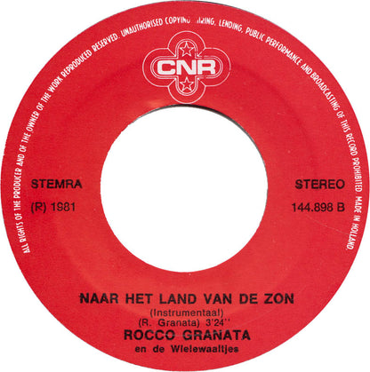 Rocco Granata - Naar Het Land Van De Zon 09920 Vinyl Singles Goede Staat