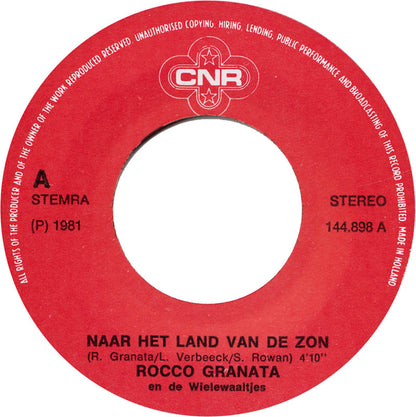 Rocco Granata - Naar Het Land Van De Zon 09920 Vinyl Singles Goede Staat