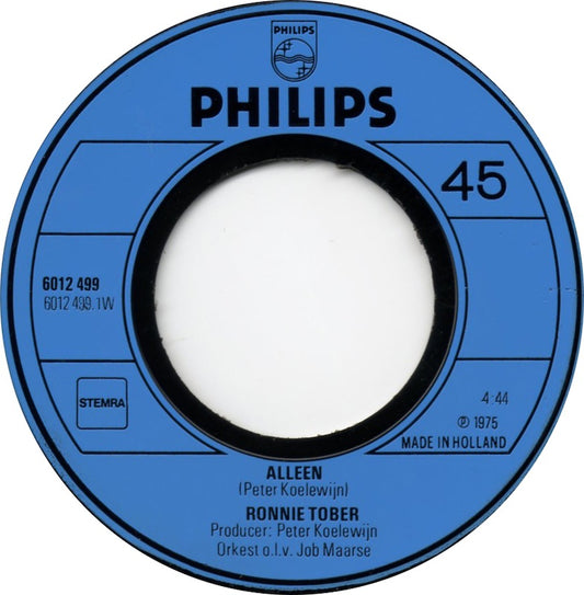 Ronnie Tober - Alleen