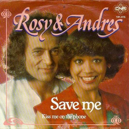 Rosy & Andres - Save Me 30681 Vinyl Singles Vinyl Very Good (VG) <br> Hoes Good Plus (G+)