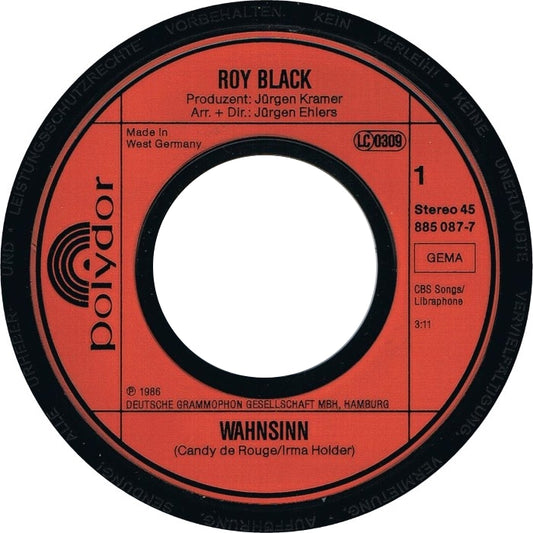 Roy Black - Wahnsinn