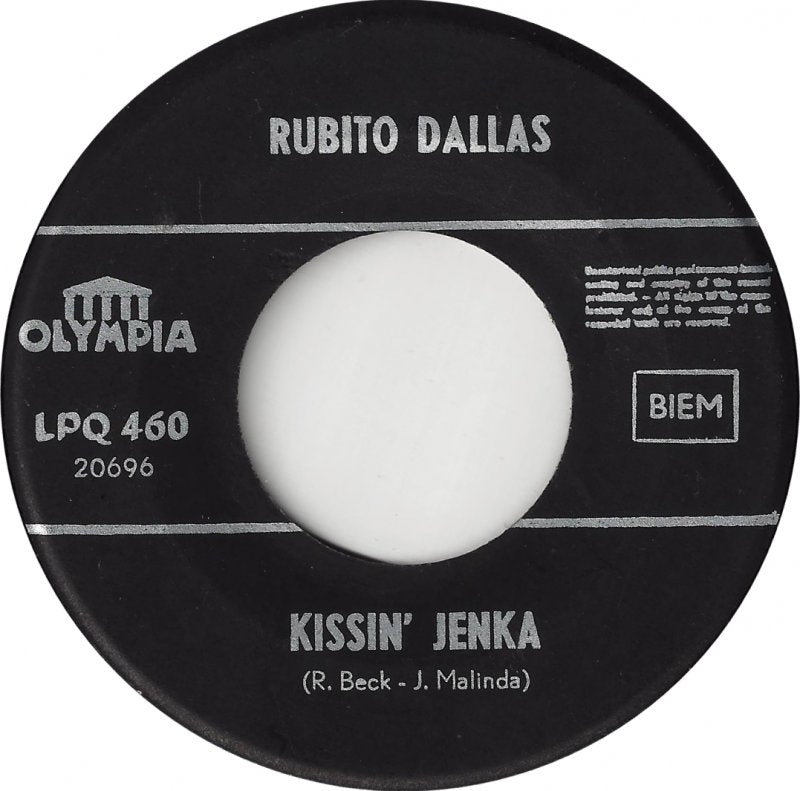 Rubito Dallas & His Orchestra - Letkiss Vinyl Singles Vinyl Very Good (VG) <br> Hoes Good Plus (G+)