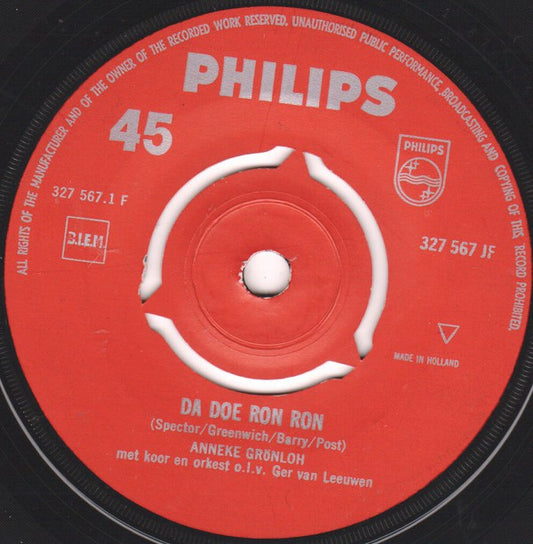 Anneke Gronloh - Da Doe Ron Ron 10883 02252 Vinyl Singles VINYLSINGLES.NL