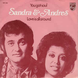 Sandra & Andres - Love Is All Around 30171 30873 34993 Vinyl Singles VINYLSINGLES.NL