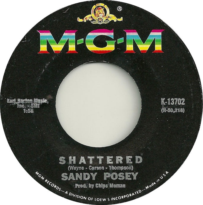 Sandy Posey - Shattered 03014 Vinyl Singles VINYLSINGLES.NL
