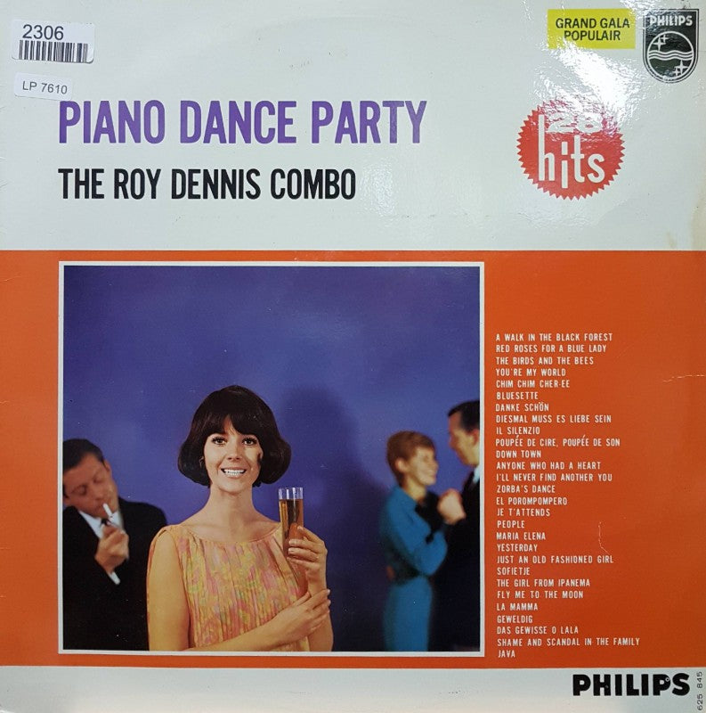 Roy Dennis Combo - Piano Dance Party (LP) 46277 Vinyl LP Goede Staat