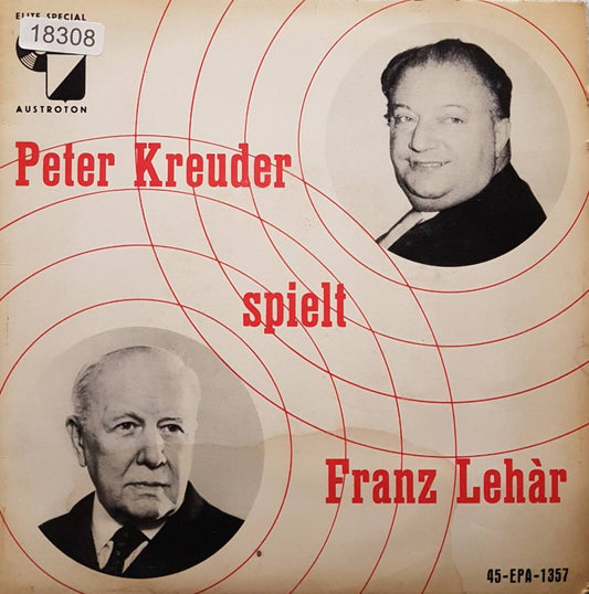 Peter Kreuder - Spielt Franz Lehar Vinyl Singles Vinyl (VG) <br> Hoes (G+)