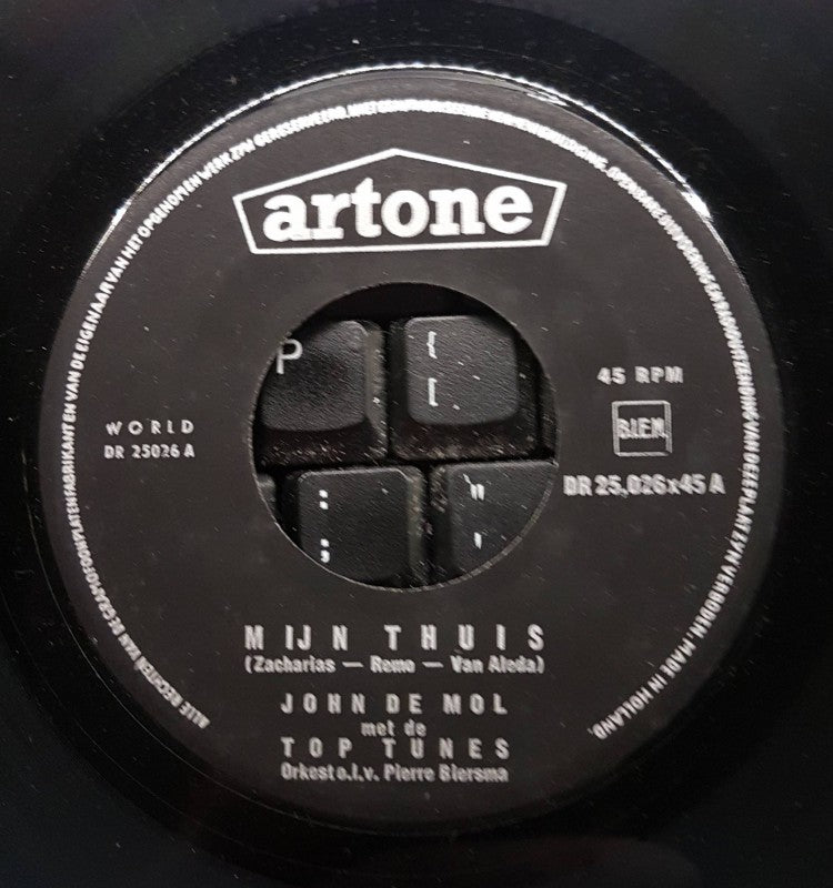 John de Mol Met De Top Tunes - Mijn Thuis 18446 Vinyl Singles VINYLSINGLES.NL