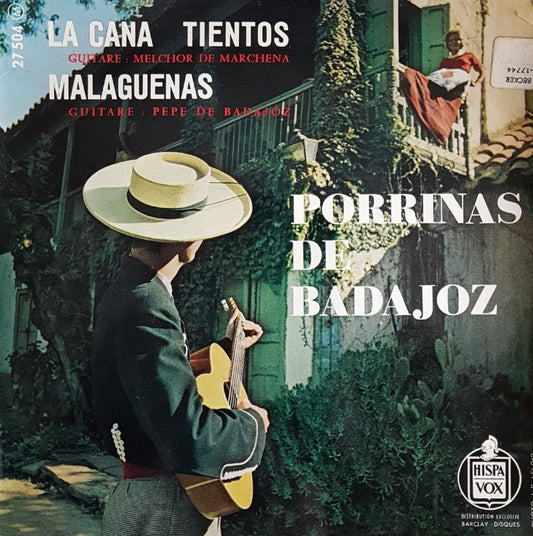 Porrinas De Badajoz - La Cana Vinyl Singles EP Vinyl Very Good (VG) <br> Hoes Good Plus (G+)