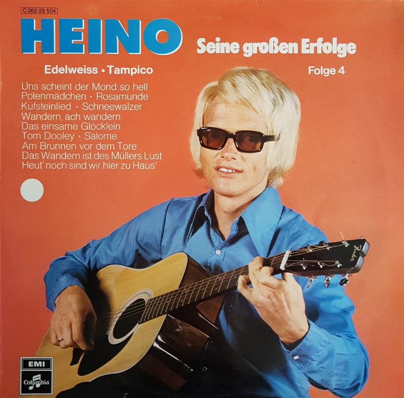 Heino - Seine Großen Erfolge (Folge 4) (LP) Vinyl LP Vinyl Very Good (VG) <br> Hoes Good Plus (G+)