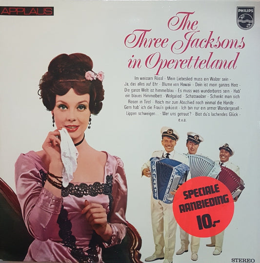 3 Jacksons - Three Jacksons In Operetteland (LP) Vinyl LP Vinyl Very Good (VG) <br> Hoes Good Plus (G+)