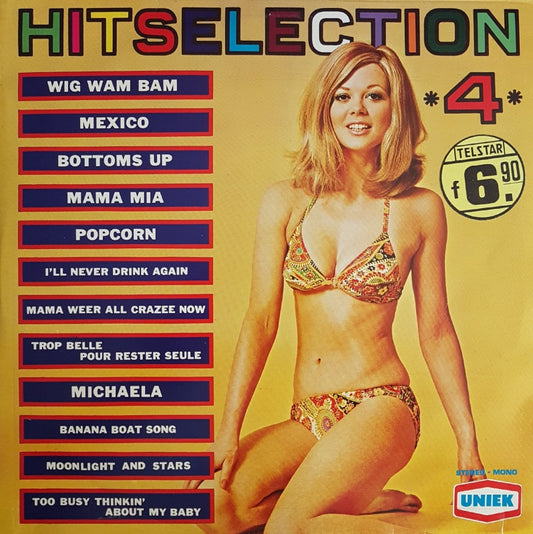 Unknown Artist - Hitselection 4 (LP) Vinyl LP Vinyl Very Good (VG) <br> Hoes Good Plus (G+)