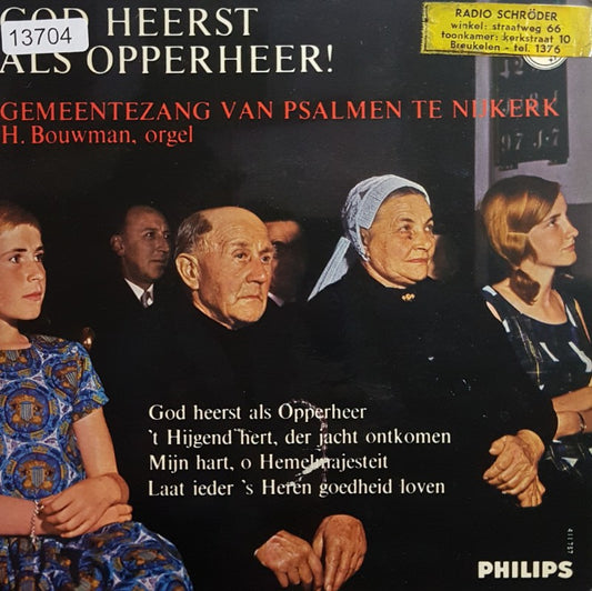 No Artist - Samenzang Van Psalmen In Nijkerk (EP) 13704 Vinyl Singles EP VINYLSINGLES.NL