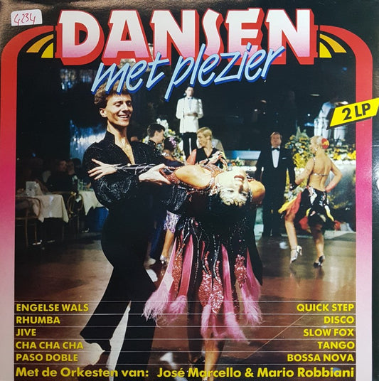 Jose Marcello - Dansen Met Plezier (LP) Vinyl LP Vinyl (VG) <br> Hoes (G+)