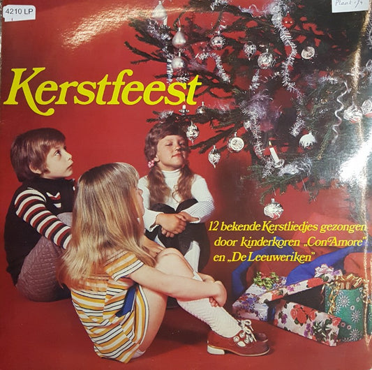 Kinderkoor Con Amore en De Leeuweriken - Kerstfeest (LP) 44836 Vinyl LP VINYLSINGLES.NL