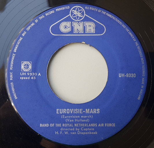 Band Of The Royal Netherlands Air Force - Eurovisie-Mars Vinyl Singles Vinyl Very Good (VG) <br> Hoes Generic