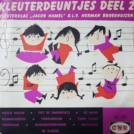 Jacob Hamel - Kleuterdeuntjes Deel * (Red Vinyl) Vinyl Singles Vinyl (VG) <br> Hoes (G+)