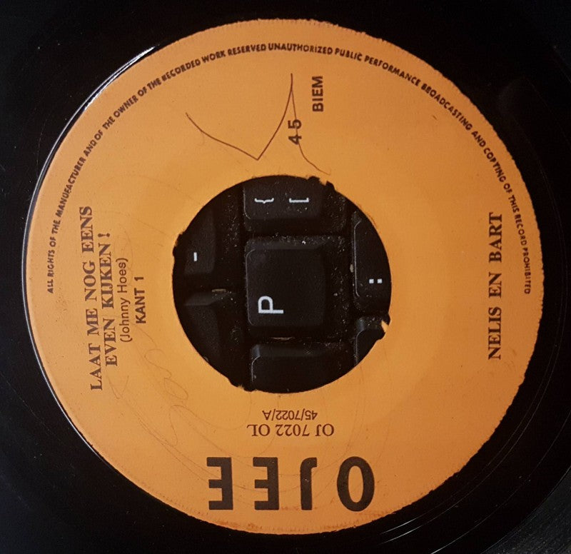 Nelis en Bart - Laat Me Nog Eens Even Kijken Vinyl Singles Vinyl Goed / Hoes Generic