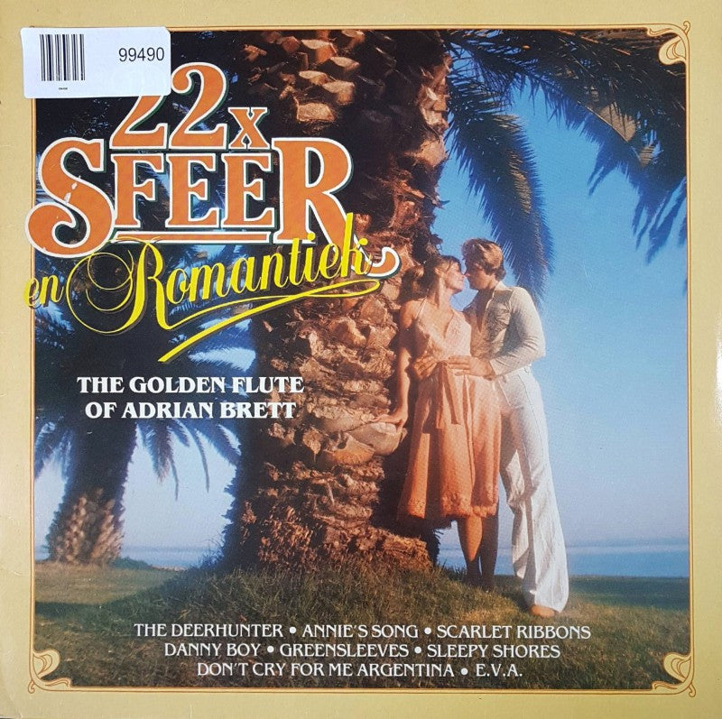Adrian Brett - 22x Sfeer En Romantiek (LP) Vinyl LP Vinyl Very Good (VG) <br> Hoes Good Plus (G+)