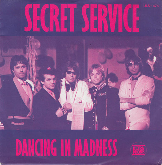 Secret Service - Dancing In Madness 14548 Vinyl Singles Vinyl Very Good (VG) <br> Hoes Good Plus (G+)