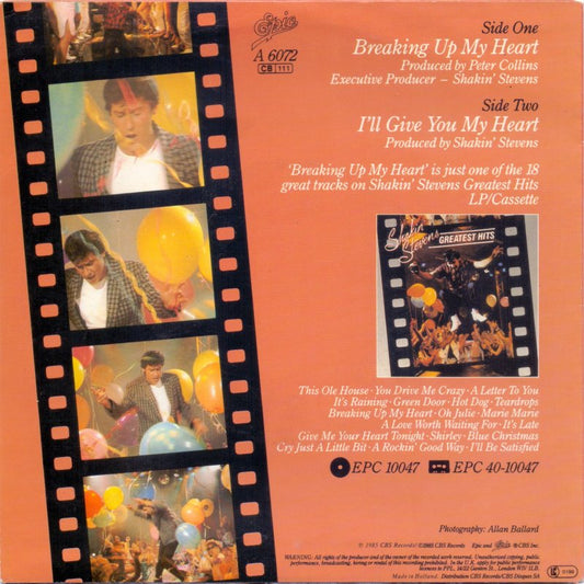Shakin' Stevens - Breaking Up My Heart 30530