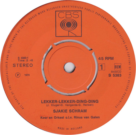 Sjakie Schram - Lekker-Lekker-Ding-Ding